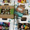 Food pallet in Banana Boxes